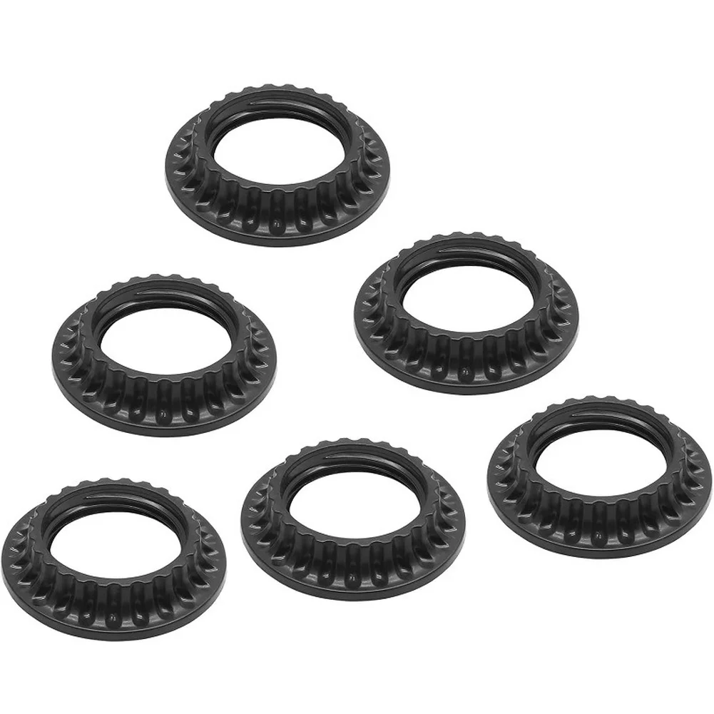 50pcs Plastic Lamp Socket Ring for For e26 Base 34mm ID 54.5mm OD Outer Ring for Chandelier Pendant Table Wall Lamp Assembly