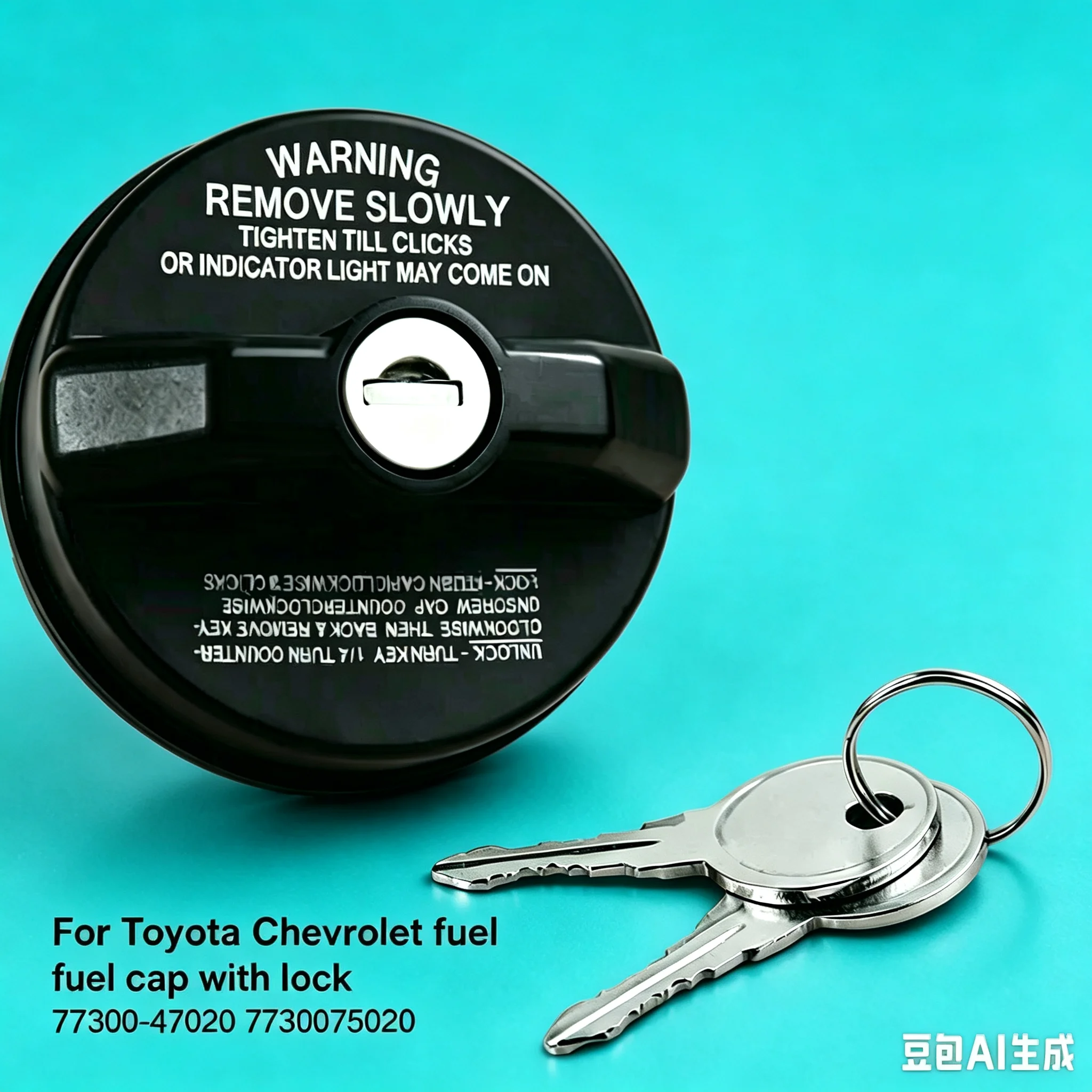 Locking Gas Cap 10504 77300-47020 Fit for Subaru, Toyota 4Runner, Tacoma, Tundra, More Acura, Chevy, Honda, Infiniti