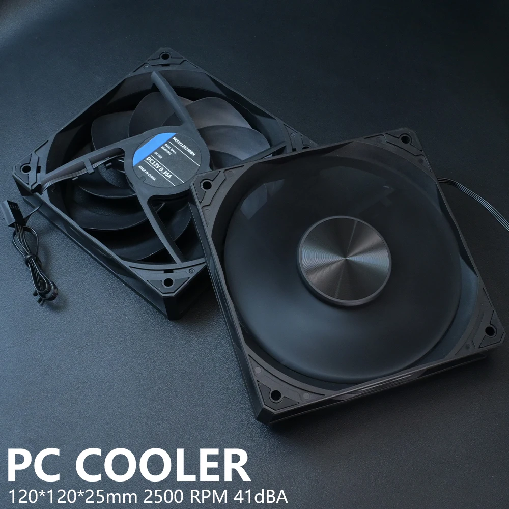 

Вентилятор охлаждения процессора 2500 об/мин 4-контактный ШИМ 12 см вентилятор системы охлаждения корпуса компьютера бесшумный ПК геймер 120 мм вентилятор охлаждения процессора