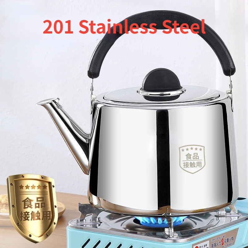 Stainless Steel Kettle Thickened Gas Stove Kettle Large Capacity Whistling Kettle