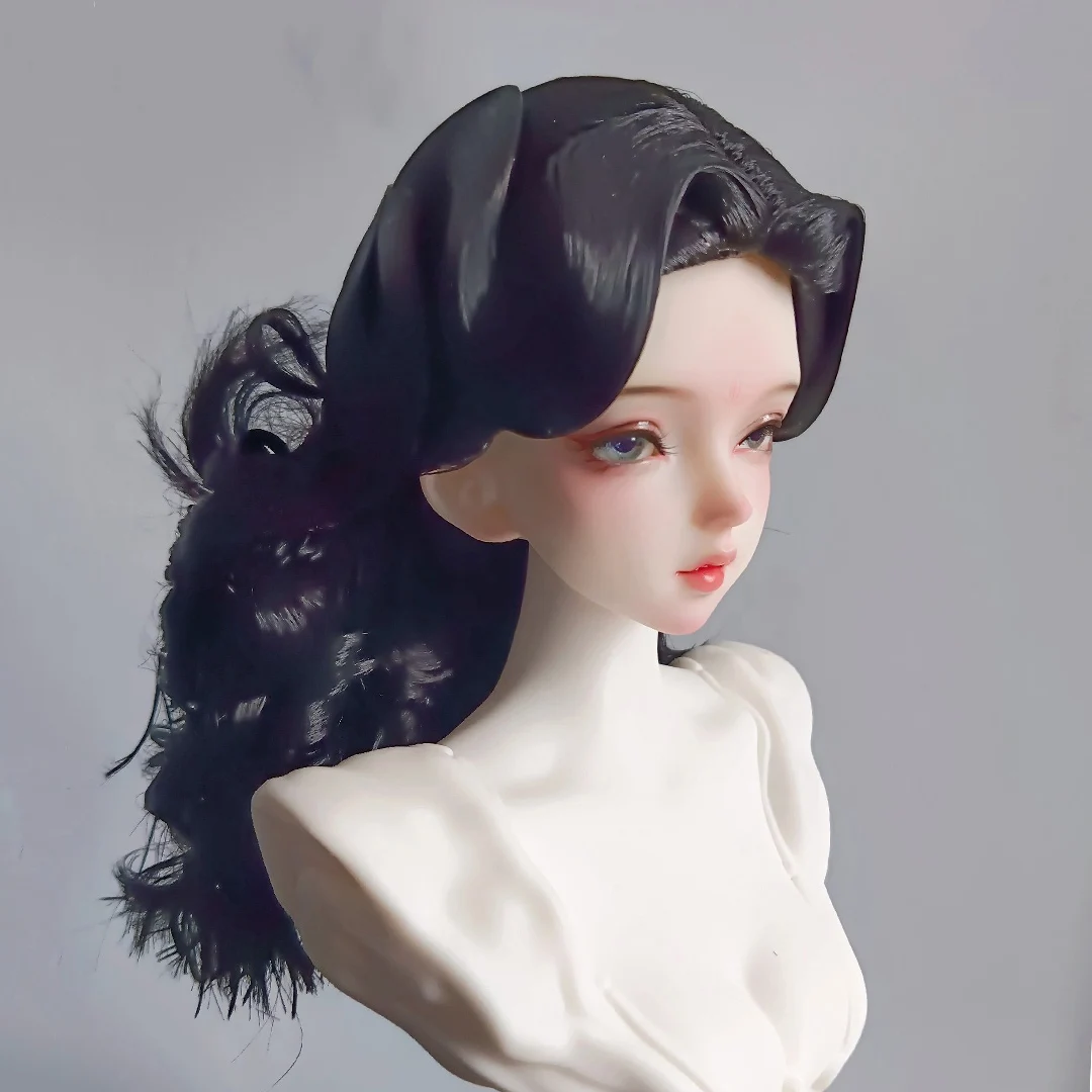 

1/6 1/4 1/3 BJD Doll Wigs Ancient Costume Hanfu Vintage Style Long Hair Fairy Wig For YOSD MSD SD13 SSDF Uncle Accessories A1991