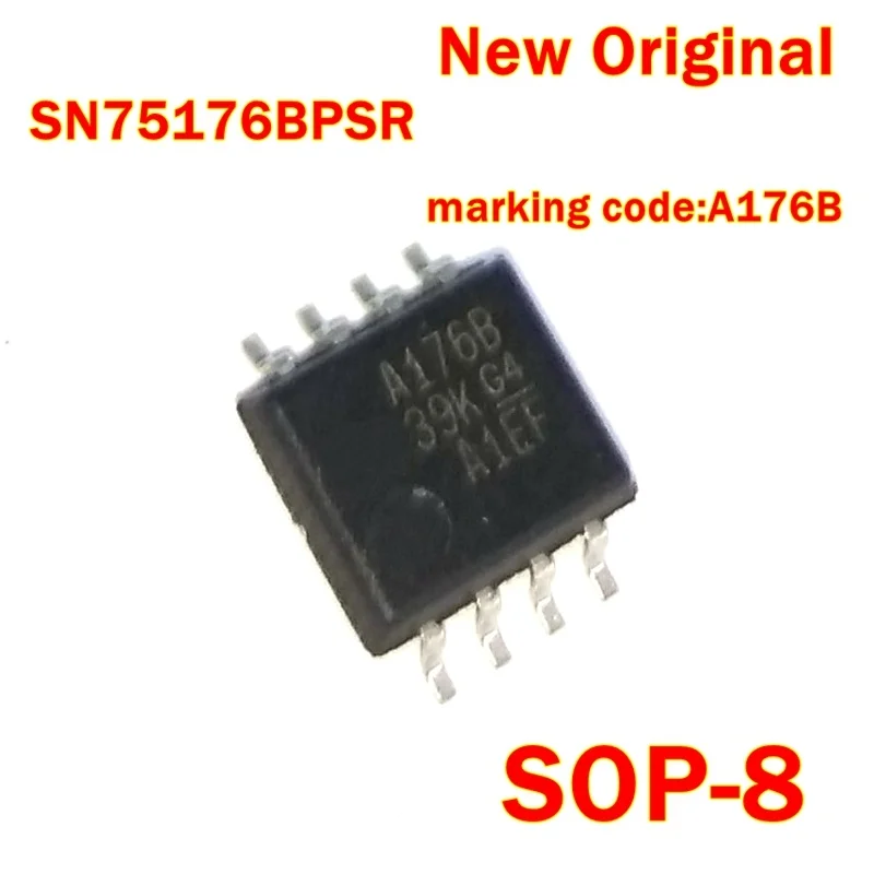 

1Pcs to 100Pcs Sn75176Bpsr Sop-8 New Original Marking Code:A176B Differential Bus Transceivers