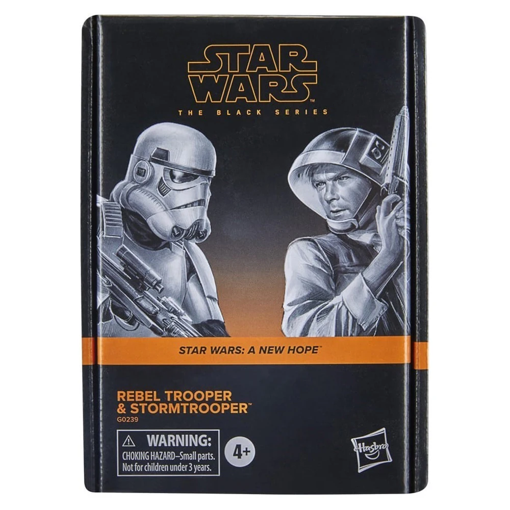 [متوفر] هاسبرو حرب النجوم السلسلة السوداء المتمردين جندي و Stormtrooper، المرحلة الثانية استنساخ جندي وألعاب شخصيات المعركة Droid