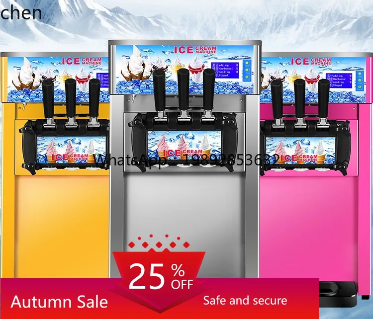 

Ice Cream Machine Automatic Intelligent Cone Machine Soft Desktop Ice Cream Machine Small Sundae