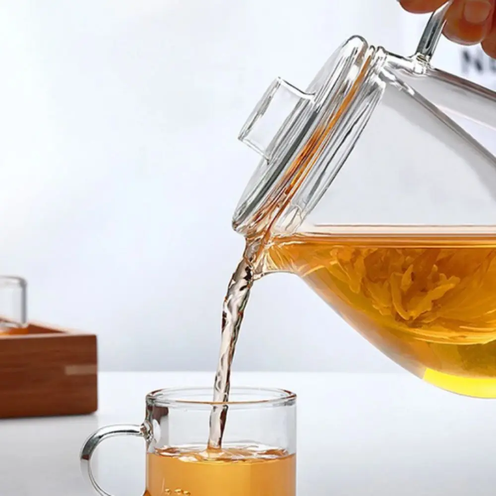 Heat Resistant Glass Tea Pot High Boron Silicon Penguin Shape Kung Fu Tea Set Gaiwan Infuser With Filter Teawear Set