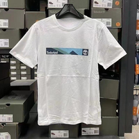 2025 summer new fashion brand men's casual round neck short-sleeved printed T-shirt, pure cotton, comfortable