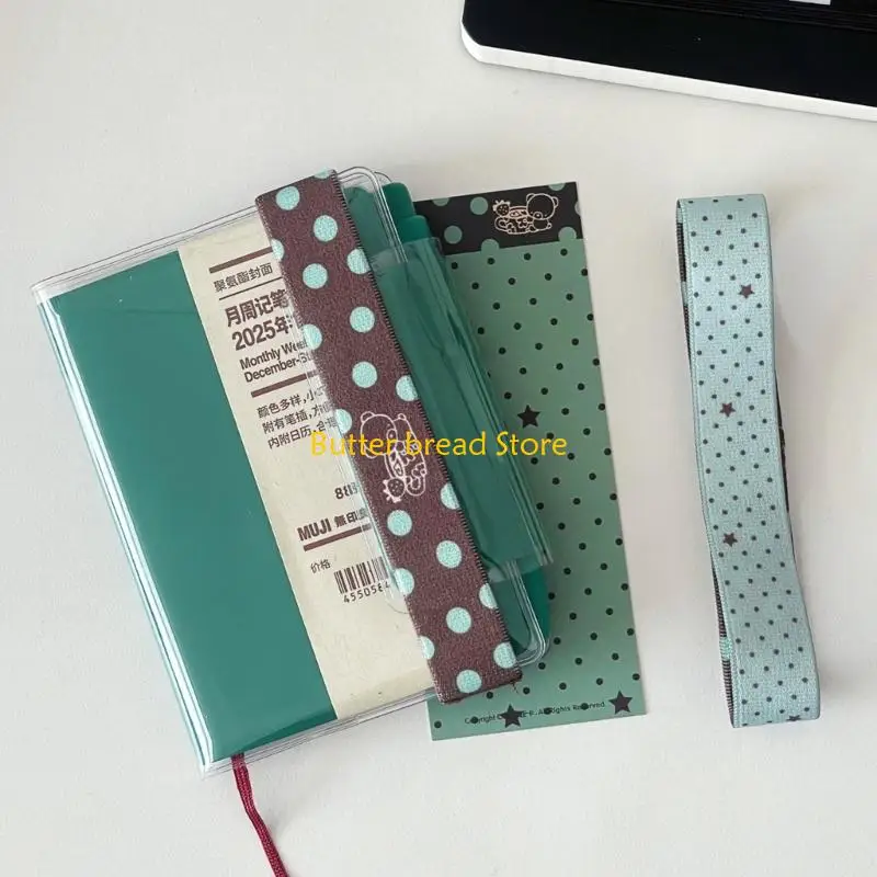 W89C Diary Band For A7 Notebooks With Reversible Print & Travel Friendly Features