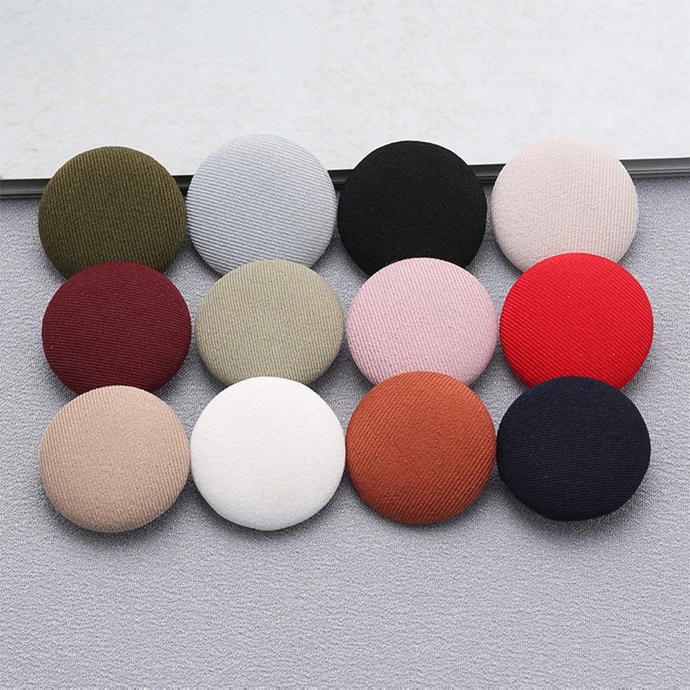 5PCS 25mm Clothes Button Colorful Round Cloth Button Woolen Coat Cloth Button Shirt Button Windbreaker Cloth Button