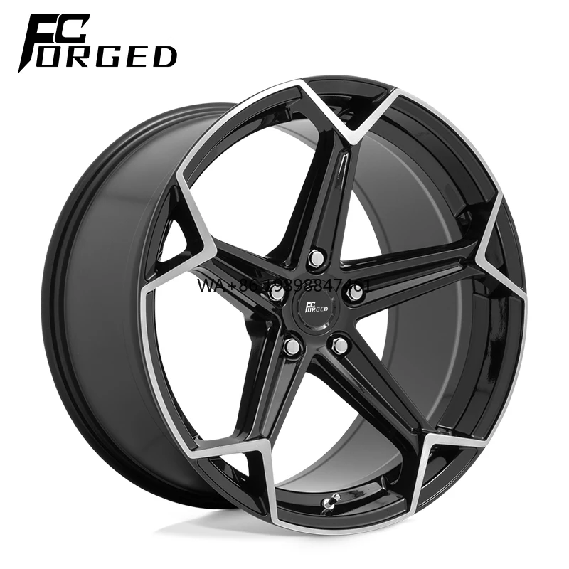 

6061-T6 Aluminum Alloy Wheels Custom Forged 5x108 5x112 5x114.3 5x120 5x13 Car Wheels 18 19 20 21 22 23 24 Inch