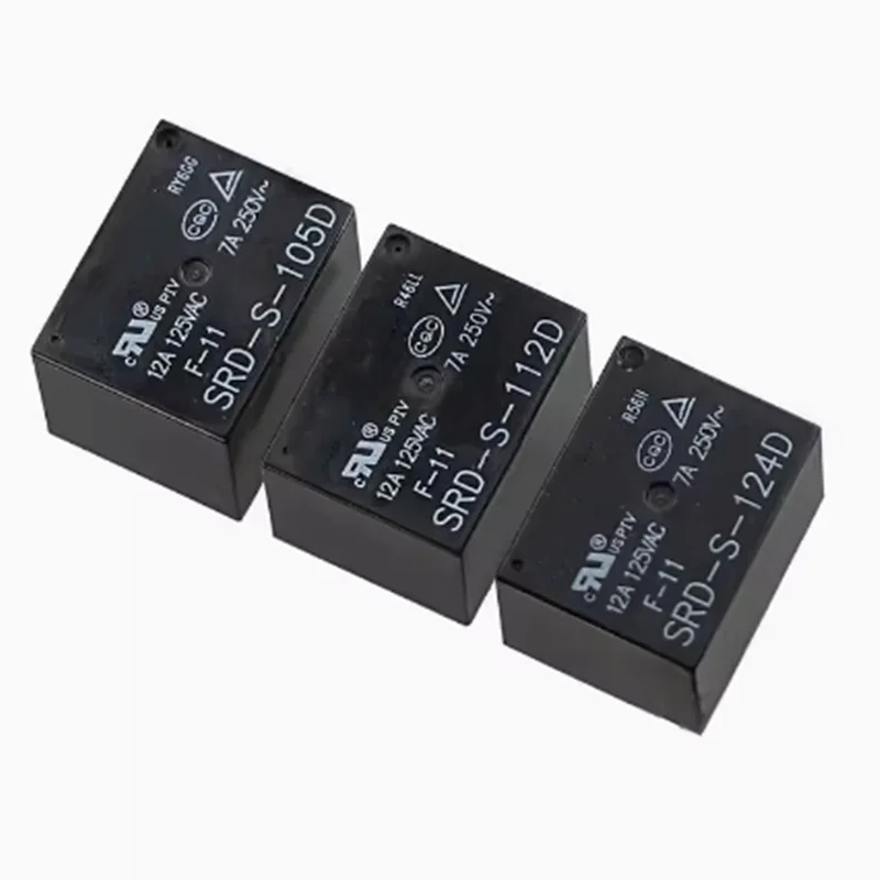 5pcs Power Relay SRD-S-105D SRD-S-112D SRD-S-124D 5PIN 5V 12V 24V