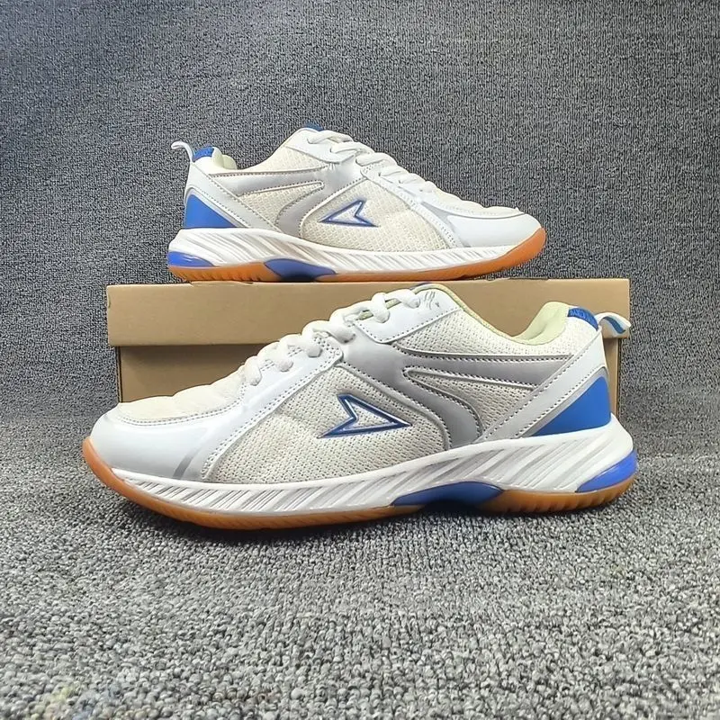 Mens Breathable Badminton Shoes Anti-slip Fitness Shoes Athletic Training Shoes Volleyball Sports Shoes Womens Lace-up Tennis Sp