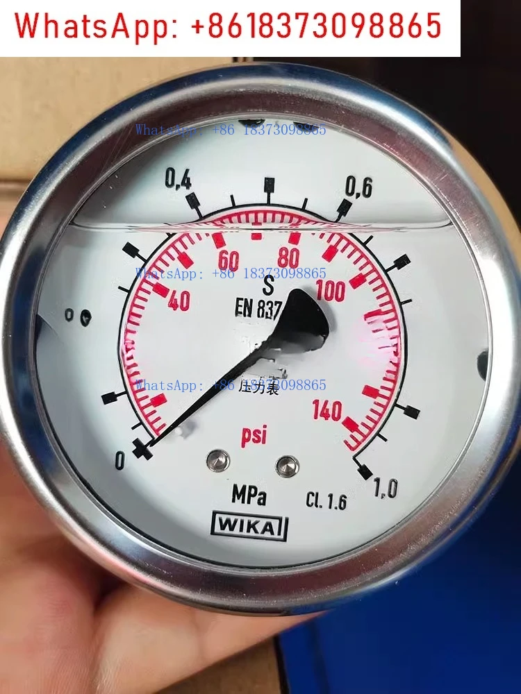 

EN837-1 Shockproof stainless steel pressure gauge vacuum radial gauge