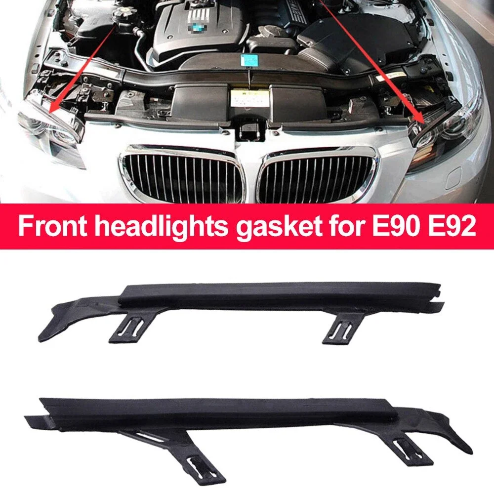 

63117174517 63117174518 Для BMW 3 серии E92 E93 LCI крышка объектива фар автомобиля левая и правая передняя фара уплотнительная прокладка объектива