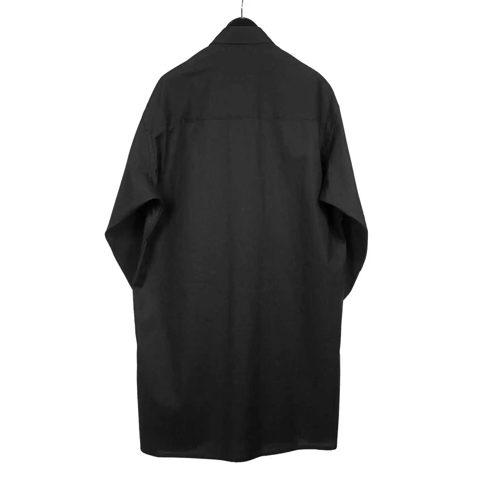 TOP-YAMAMOTO Japanese original Design Dark and niche long-sleeved pure cotton shirt with Uchida Bird print