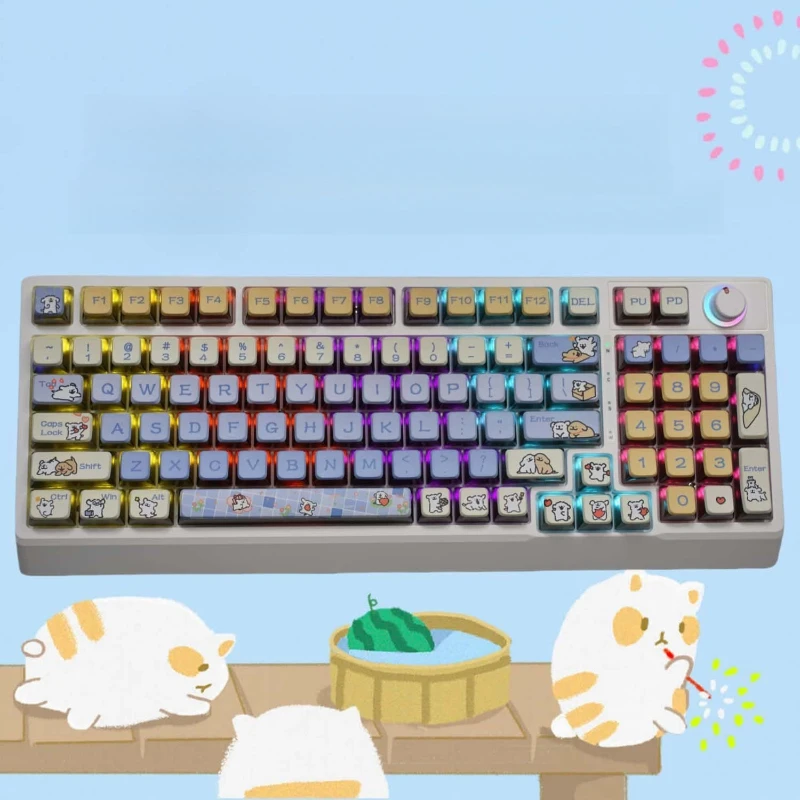 คีย์บอร์ดการ์ตูนเครยอนชินจัง คีย์บอร์ดเกมมิ่งเก็นการ์ คีย์บอร์ดแบบมีสายพร้อมไฟแบ็คไลท์สุดเท่ ดีไซน์ตามหลักสรีรศาสตร์ ใช้ได้ในสำนักงาน