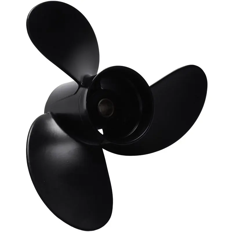 AS57-For Tohatsu Nissan Mercury 8-9.8Hp Outboard Propeller- R-Rotation 3 Blades 12 Spline Tooth Teeth Aluminum Alloy 3B2-64515-0