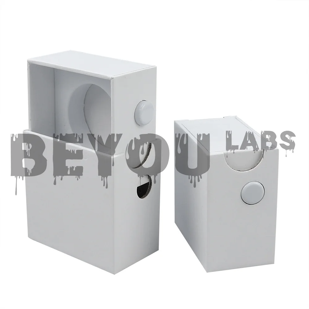 Turn EMPTY Cart Black White Bag Black Display Box 1ml Cartridge Storage Tank Plastic Opp Pouches Container Card Sticker Set