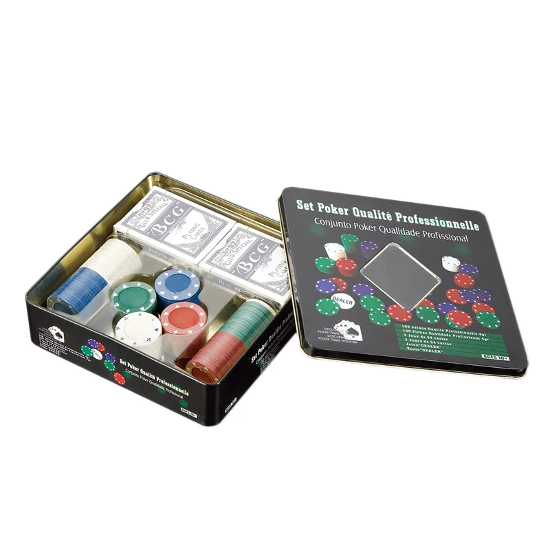 رقاقة مجموعة رقائق البوكر 100 رقائق تكساس هولدم لعبة البوكر لعبة رقائق XQ