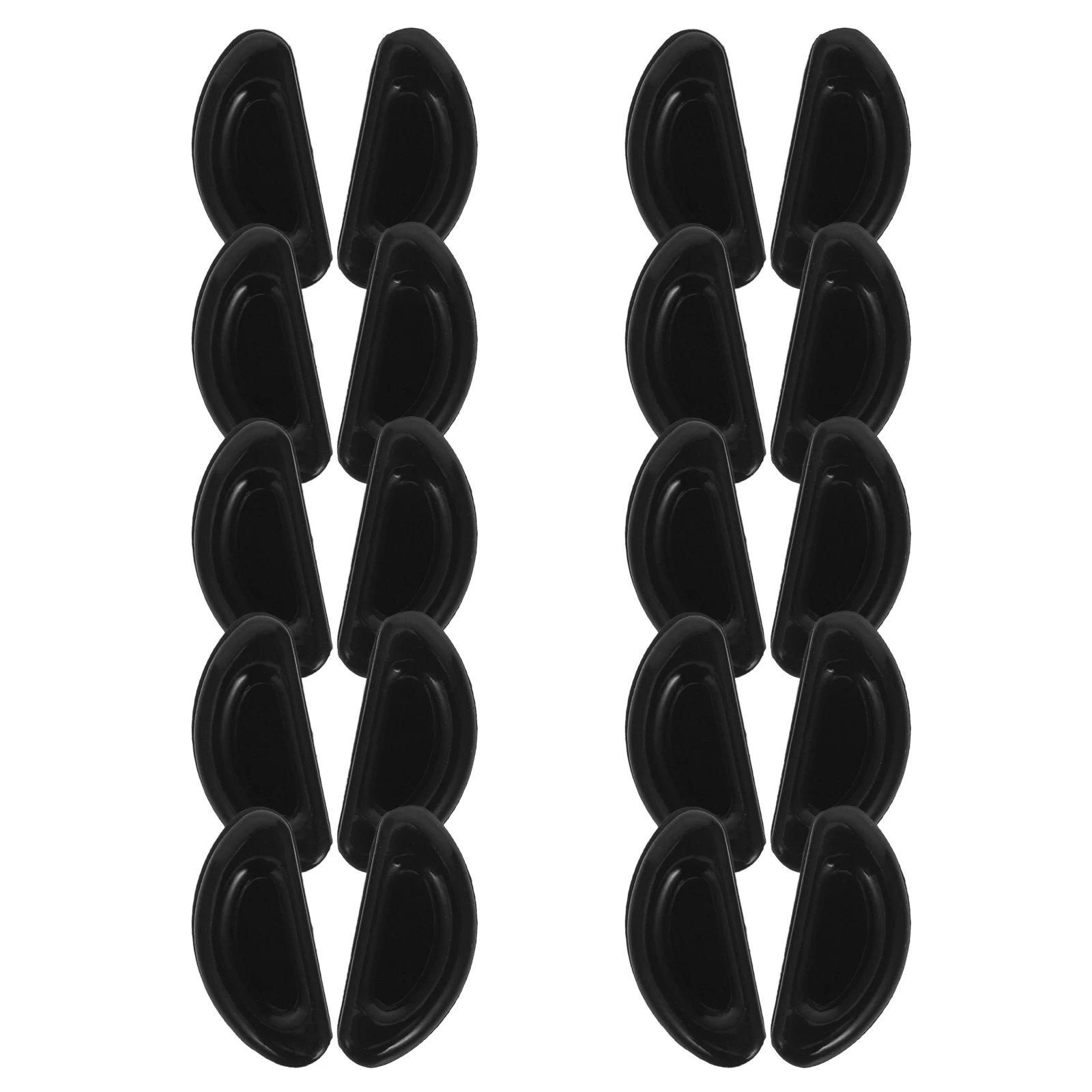 

10 Pairs Comfortable Silicone Nose Pads AntiSlip Selfadhesive Eyeglass Cushion Replacement For Sunglasses Optical Glasses