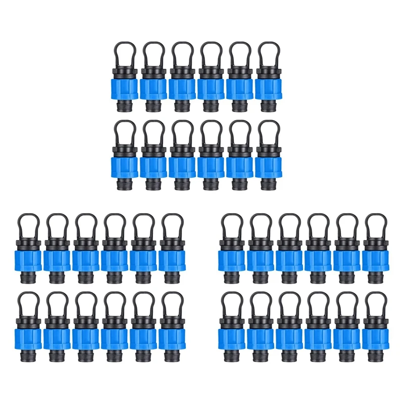 

36 шт., универсальная Концевая заглушка 1/2 дюйма, подходит для трубок с капельной лентой 16-17 мм