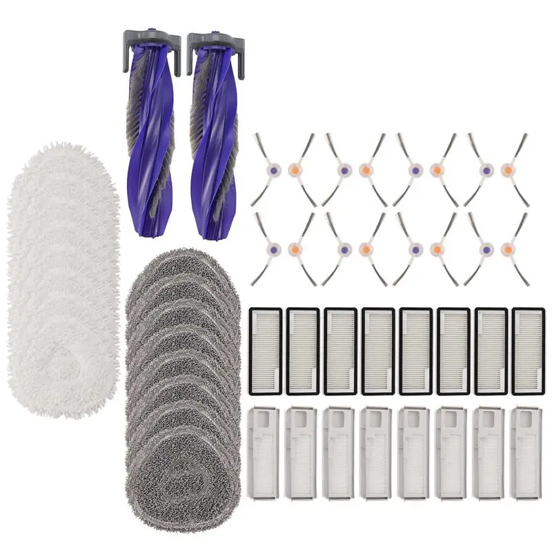 

N10R-For Narwal Freo X Ultra / Narwal J4 / J4 Lite Robot Vacuum Cleaner Side Brush Mop Cloths Accessories Spare Parts