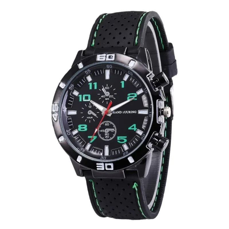 Brand Quartz Men Watches Luxury Male Clock Sport Mens Watch Fashion Silicone Strap Student Wristwatches