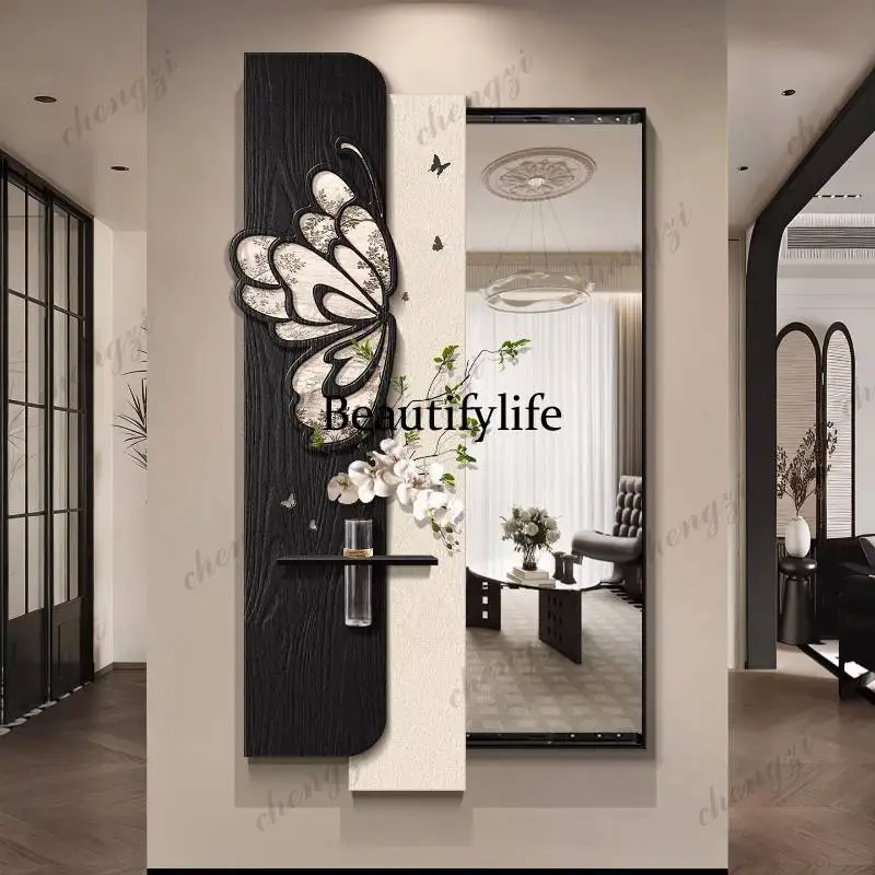 A68Antique Retro Mirror Decor Universal Decoration Custom Bedroom Art Mirror Decor Wall Makeup Infinity Espejos Vintage Home Dec