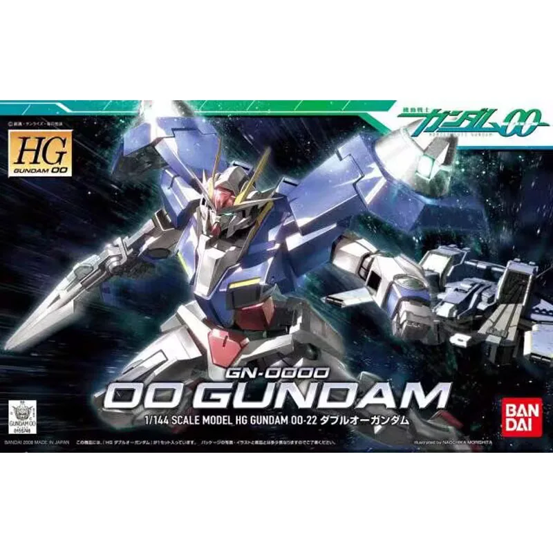 

Bandai HG 00 22 1/144 GN-000 gundam 00 Gundam Double Zero Superior Flag в сборе, набор моделей, подвижный шарнир