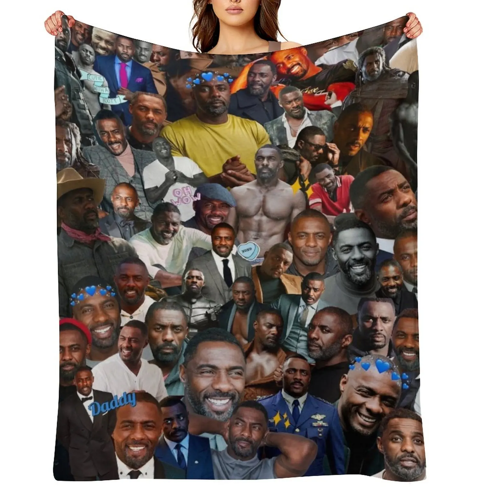 

Idris Throw Blanket Beach for winter Decorative Throw for sofa Blankets