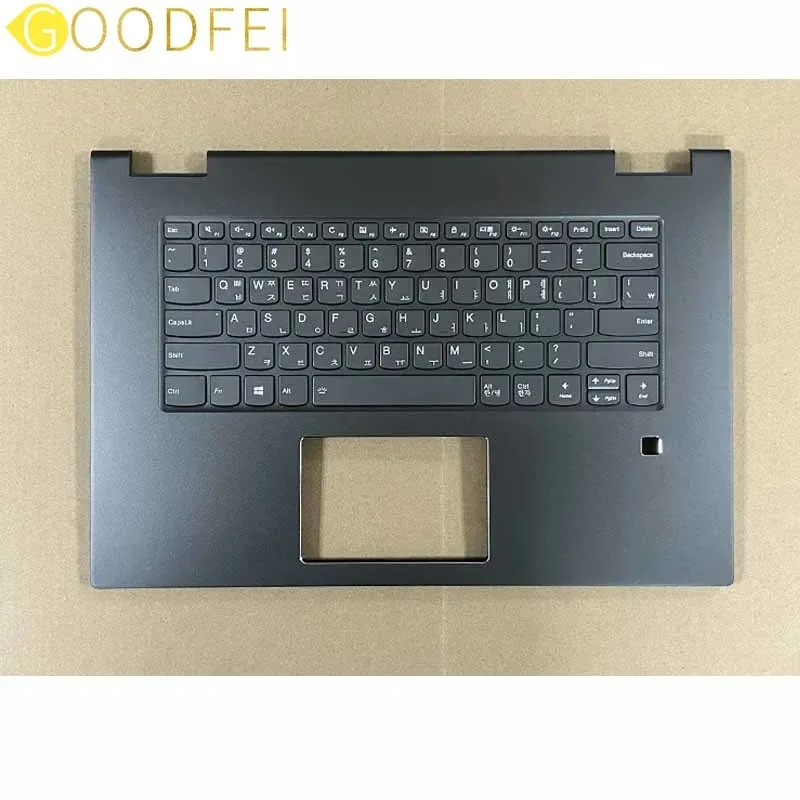 

Yoga 730-15IKB 730-15IWL For Lenovo New Original Laptop Palmrest Upper Case Keyboard C Cover Grey Korean Backlight 5CB0T04910