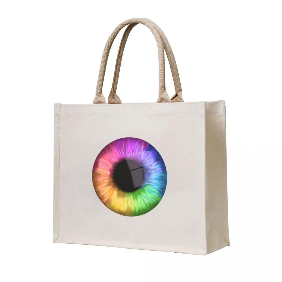 

Rainbow Iris Tote Bag bags for women eco bag folding Women's beach bags
