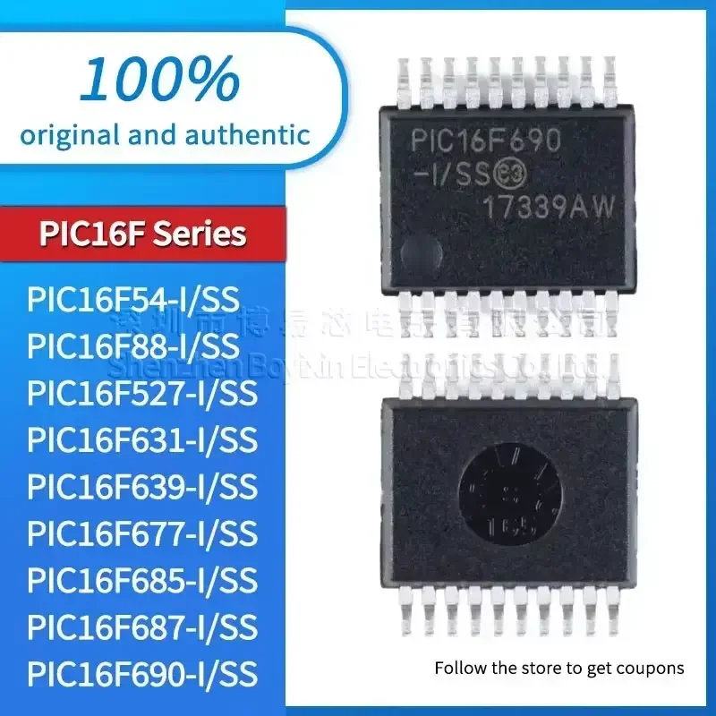

PIC16F687 PIC16F685 PIC16F677 PIC16F639 PIC16F631 PIC16F527 PIC16F88 PIC16F54 PIC16F690-I/SS Black PC casing