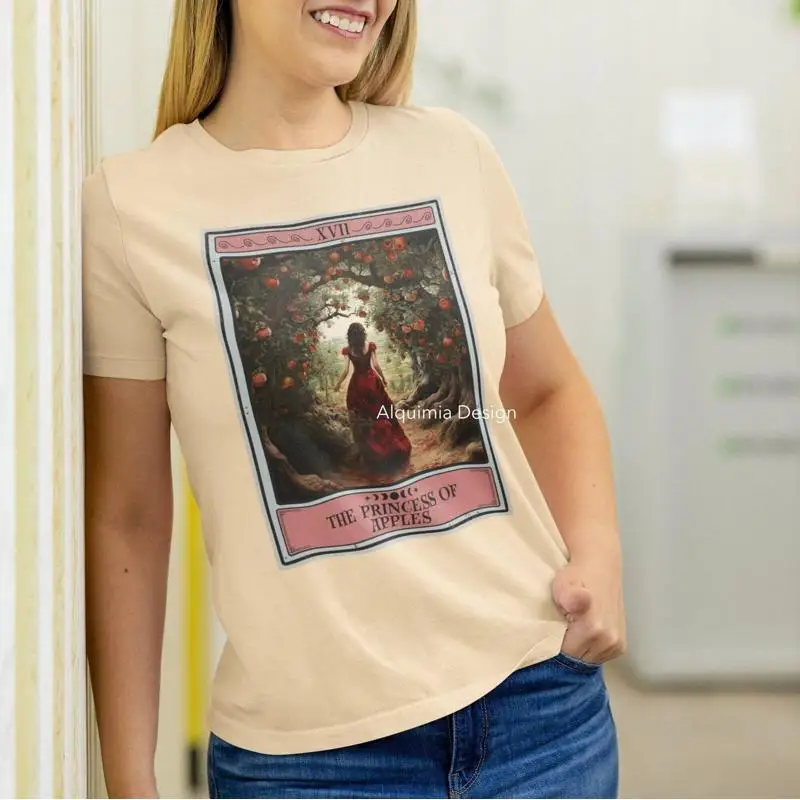 

The Princess Of Apples Tarot Card T Shirt