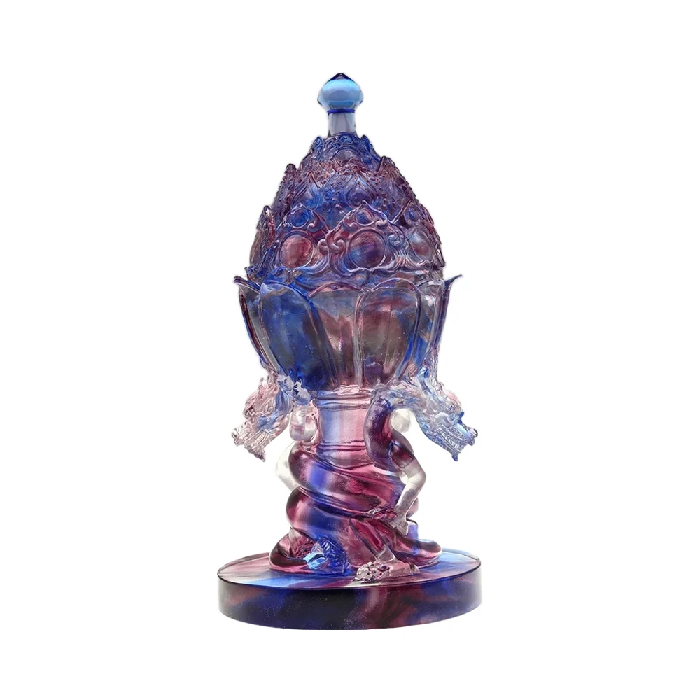 R%*Wholesale Customized ArtFamily Crystal Crafts Animal Theme Glass Sculpture Lamp Lost-Wax Process Home Decoration Jiangsu