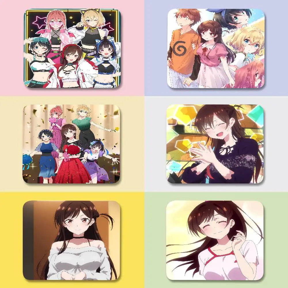 Mouse Pad Small Office Table Mats Computer Accessories Washable Non-slip Rubber With Precision Pop Anime R-Rent A Girlfriend