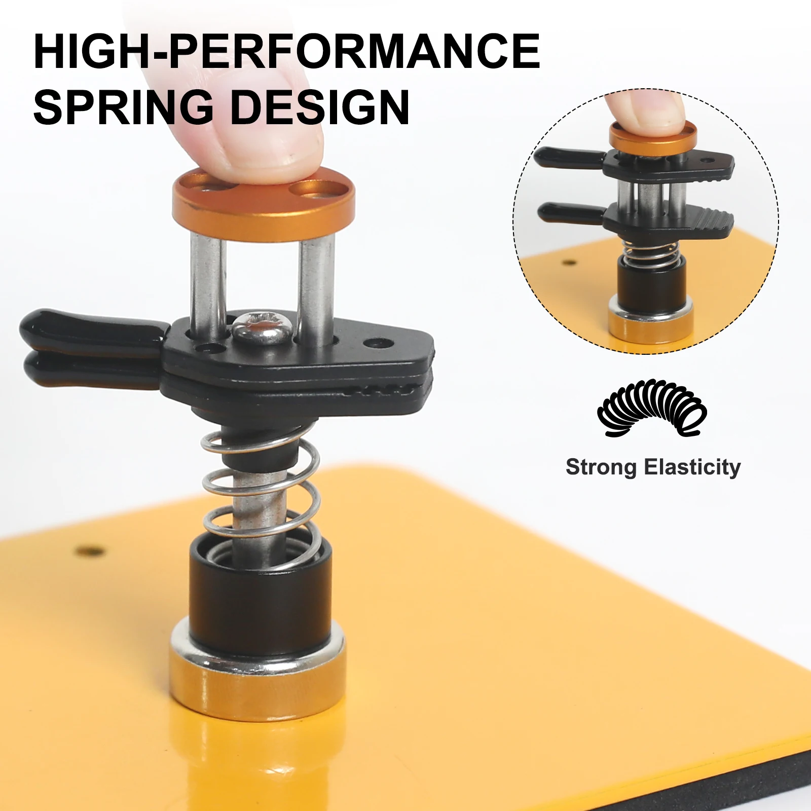 Toolour Magnetic Helping Hands Soldering Tool Press Adjust Distance PCB Clip Solder Wire Holder for Soldering/Electronics Repair