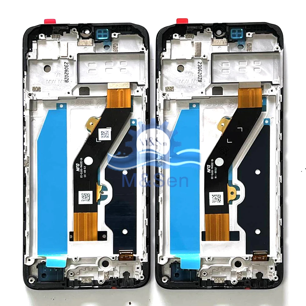 Original For itel S23+/S23 Plus S681LN LCD Display Screen Touch Panel Digitizer For itel S23 ‎S665L Frame