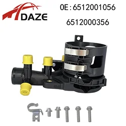 DAZE-carcasa del filtro de combustible de salida de agua, para Mercedes Benz W204, E250, GLE300D, GLK250, 6512001056, 6512000356, 6512000456, 6512006000