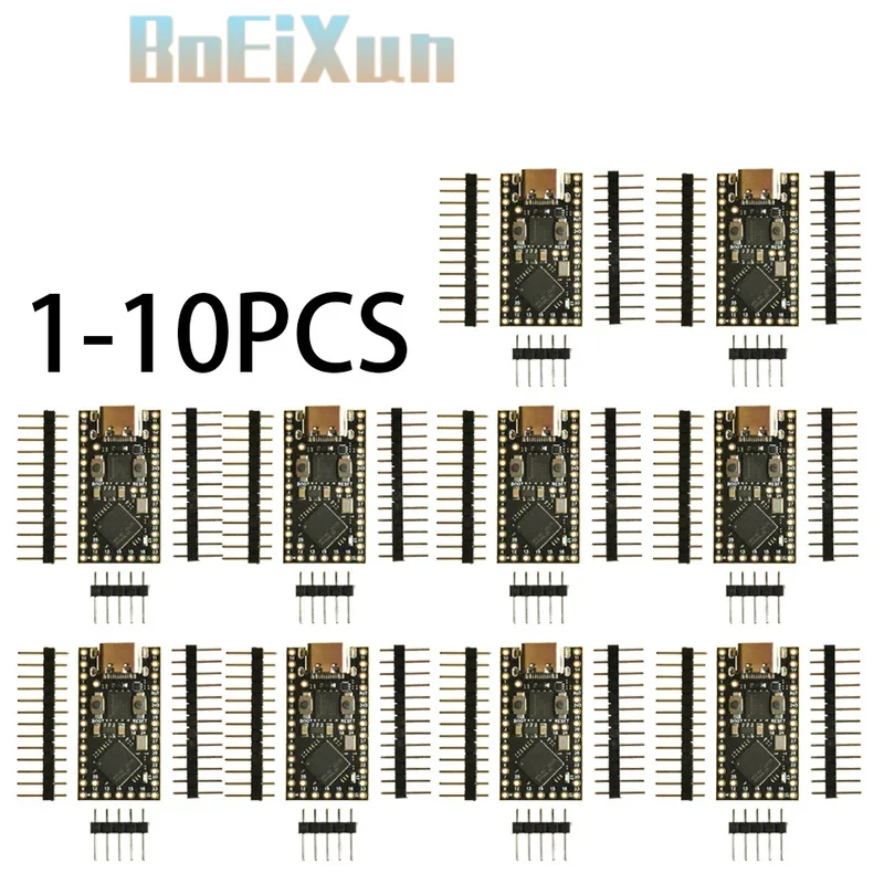 RP2040 Pro Micro Development Board Dual Core Cortex M0+ 133MHz Type-C 4MB 16MB Flash MCU Board
