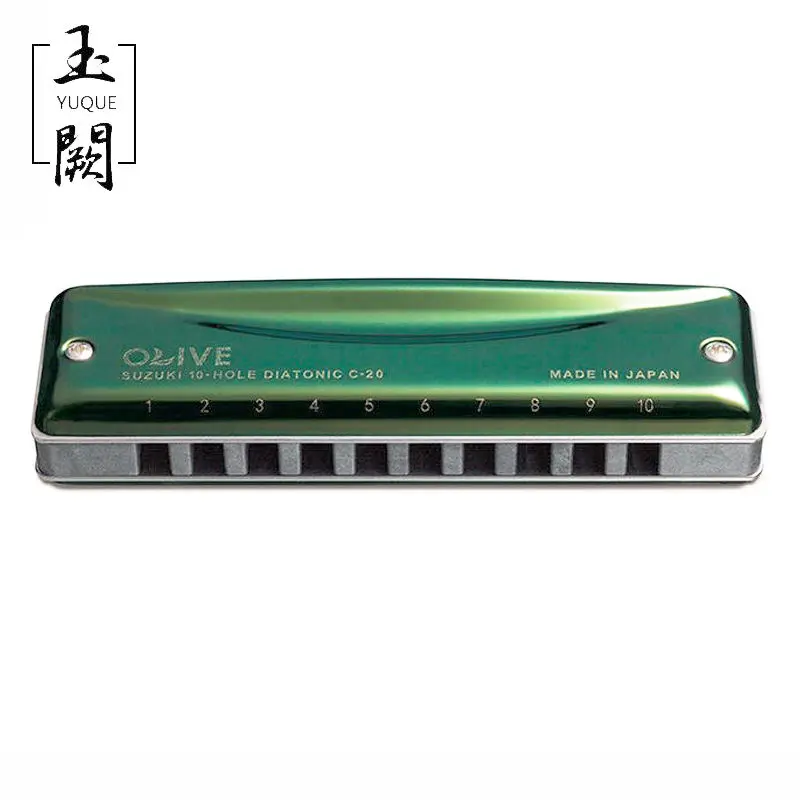 SUZUKI Suzuki Blues Harmonica Original Imported Ten Hole C20 C-20 Blues 10 Hole Harmonica