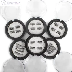 3d Magnet False Eyelashes Handmade Glue Free Single/Double Magnetic Fake Lashes 3d Natural Reusable Makeup Tool