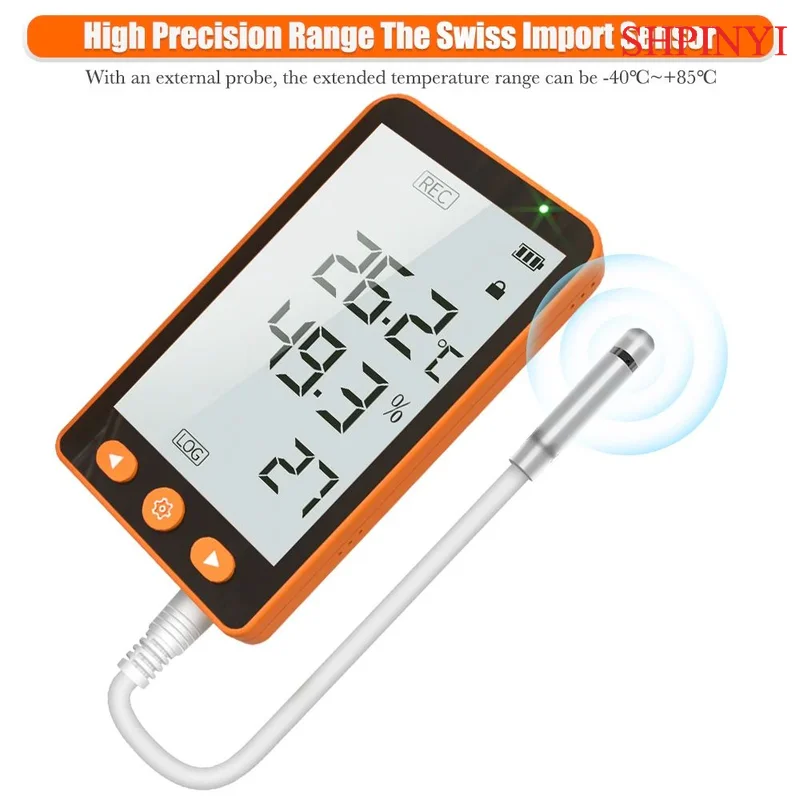 AIKESI GSP-70S 80S 70PRO 80PRO Real Time Monitoring Temperatuur Datalogger Recorder Met Plug of Sonde CE FCC ROHS