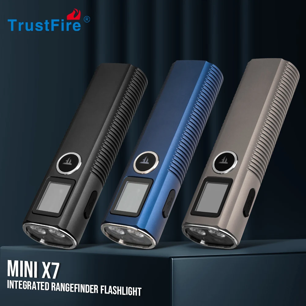 Trustfire Linterna táctica EDC LED UV con telémetro láser - imagen 2