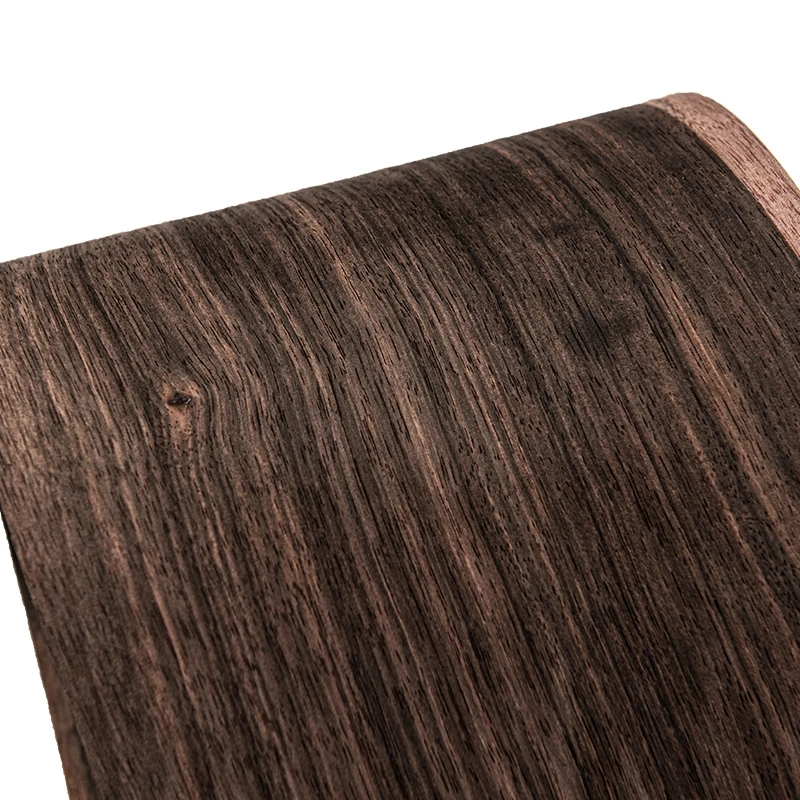 Natural Genuine Black Indonesian Ebony Veneer Furniture Wood Veneer about Thick 0.5MM image 4