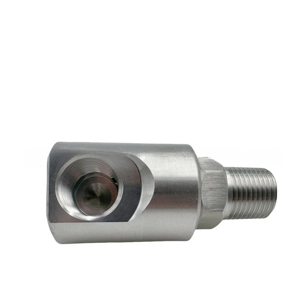 Hose Reel Swivel 1/2in NPT 5000PSI Stainless Steel Fitting With Grease Nozzle For High Pressure Washer Cleaning Tool For Accesso