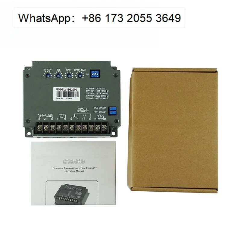 High Precision Electronic Speed Controller EG2000 Stable Frequency Sensitive Response For Generator Set