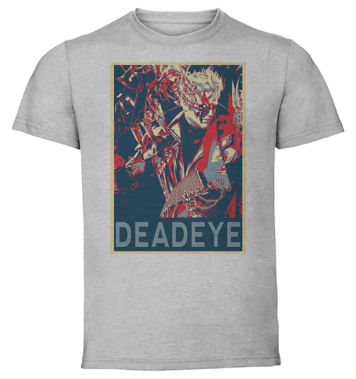 T-Shirt Unisex Grey Propaganda - Lost Ark - Deadeye Class SA1006