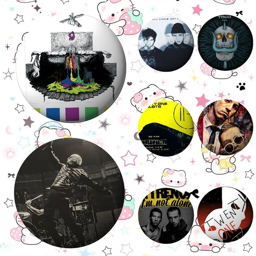 T-Twentys O-One P-الطيارين شارات صفيح لينة زر دبوس بروش شارة معدنية مخصصة مجوهرات اكسسوارات قبعة حقيبة التلبيب #4