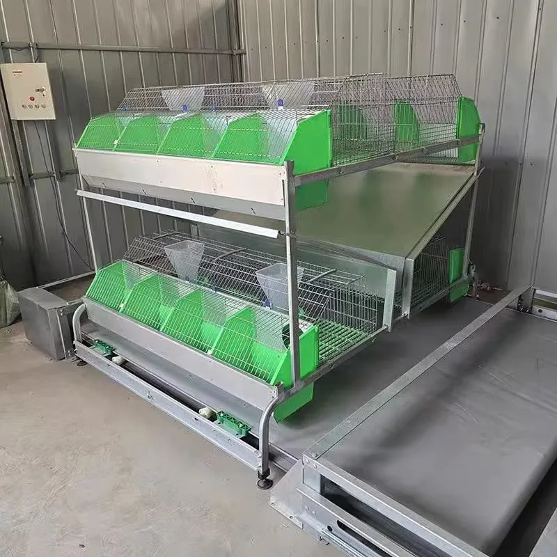 Simple European-style 8-position Doe Rabbit Cage