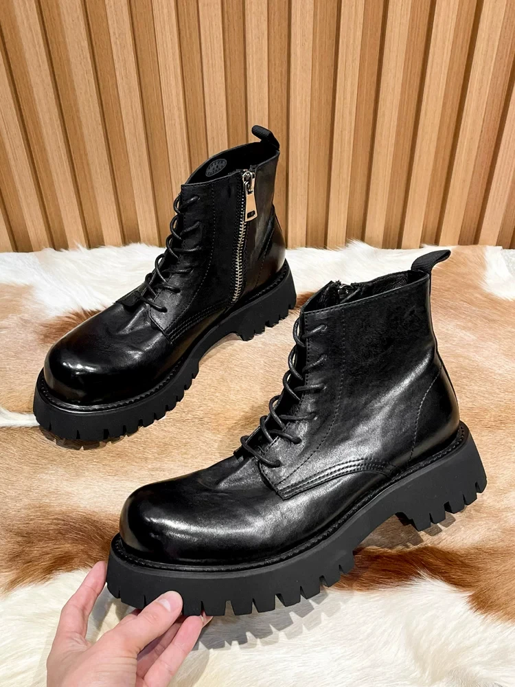 British Fashion Men's Ankle Bo - Men'S Shoes For Work ulasan dan harga